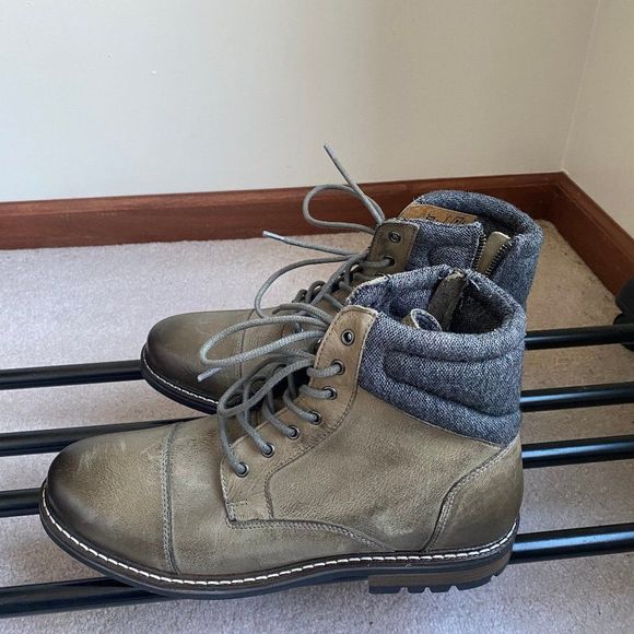 CREVO Men Avalonn Leather Boots - NEW NWT - Picture 3 of 10